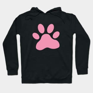 Pink Paw Prints Hoodie